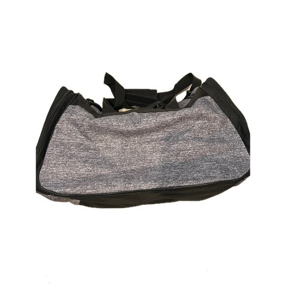 Adidas Defender Small Gray Black Gym Bag 18"x10"x12" - Picture 4 of 7